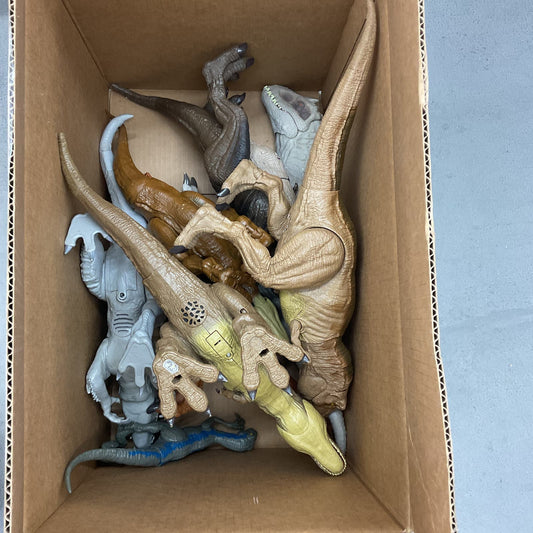 18 Pounds Jurassic World Green Brown Dinosaur Action Figure Toy Lot T Rex - Warehouse Toys