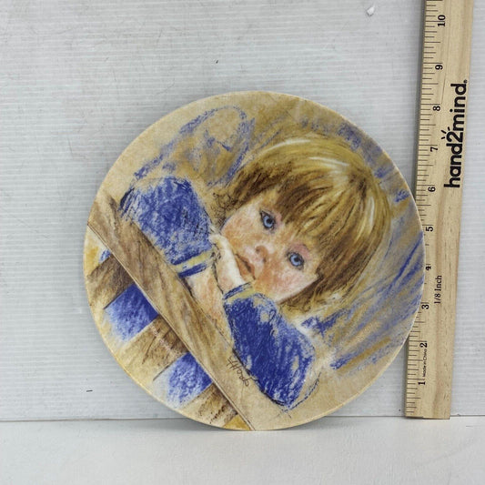 1985 Edwin Knowles Daydreaming Frances Hook Legacy Series Collectors Plate Used - Warehouse Toys