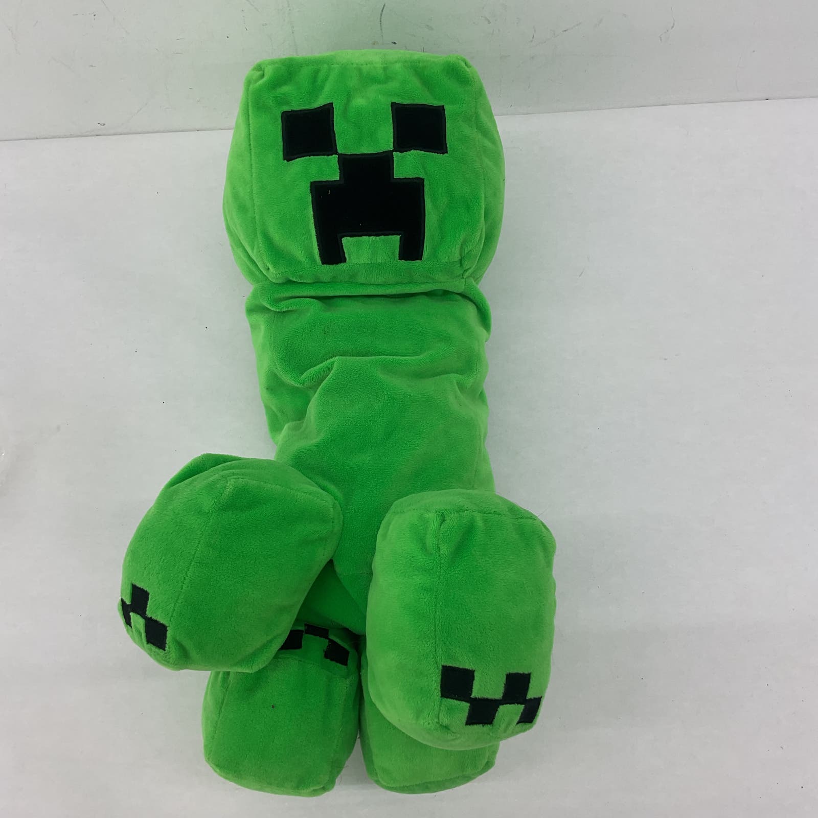 20" Green Minecraft Stuffed Animal Creeper Plush Toy Large - Warehouse Toys