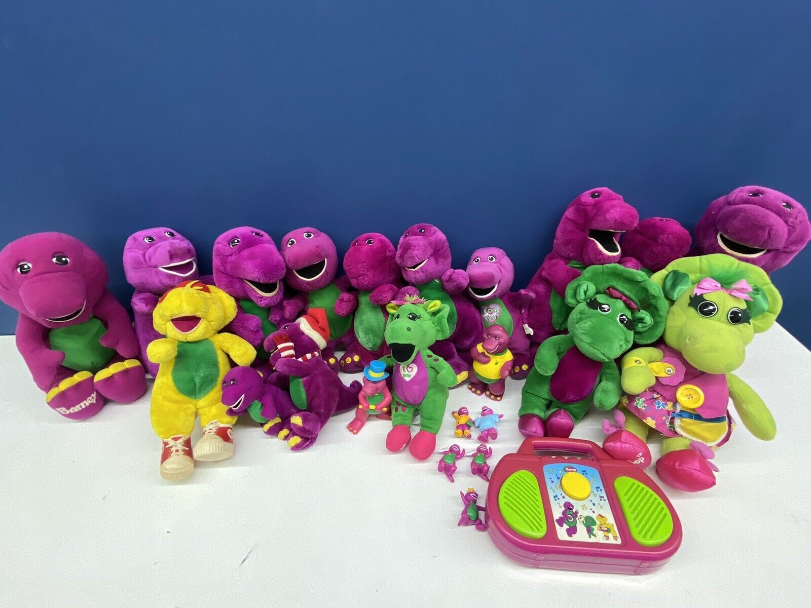 VTG Lot Of 20 Barney & Friends Baby Bop BJ Plush Stuffed Dinosaur Toys &  Figures - Warehouse Toys