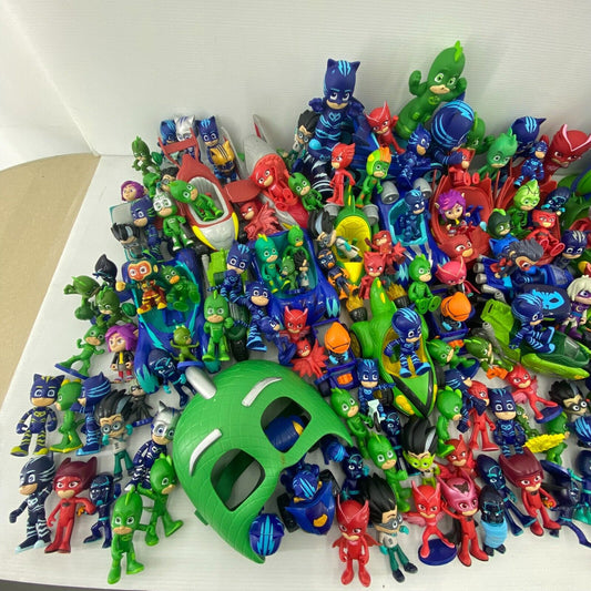 43 lbs LOT of PJ Masks Action Figures Toys Cars Connor Amaya Greg Super Heroes - Warehouse Toys