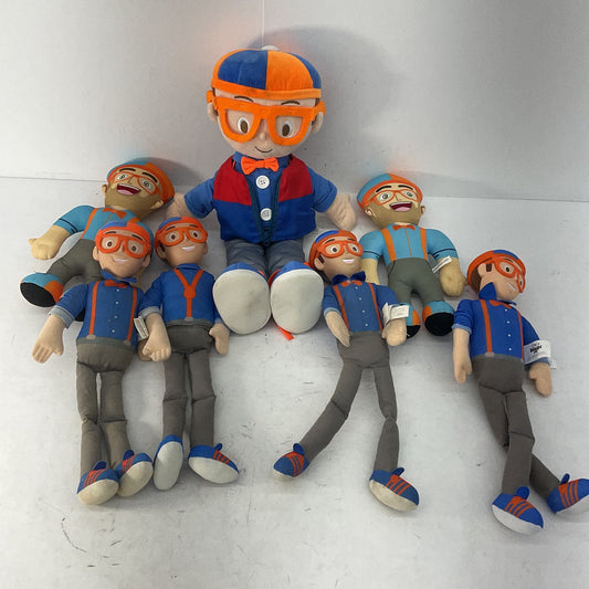 7 Blippi TV Show Plush & Figure Toys Lot Bundle - Warehouse Toys