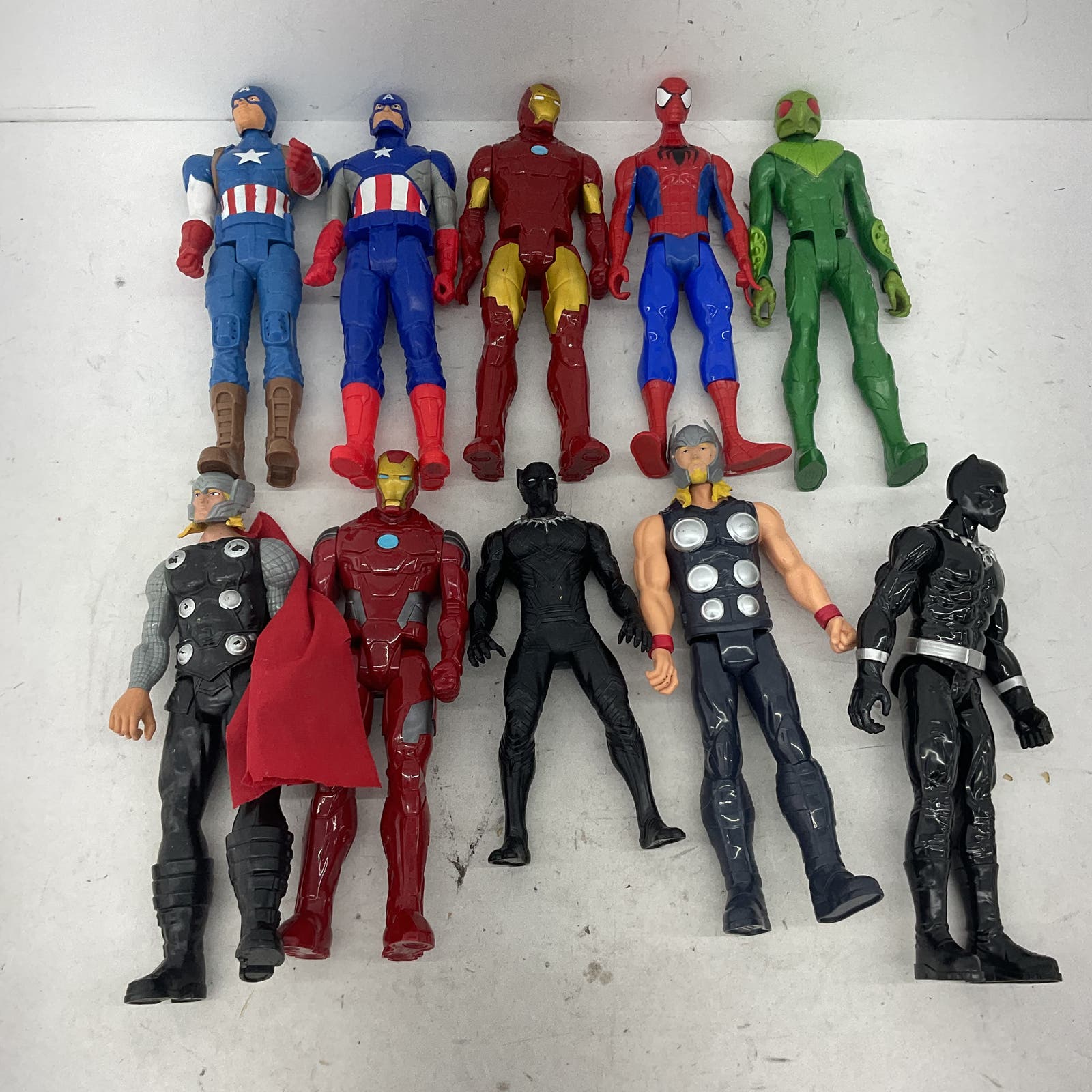 8 Pounds Marvel Superhero Action Figure Comic Movie Toy Lot Spiderman Hulk - Warehouse Toys