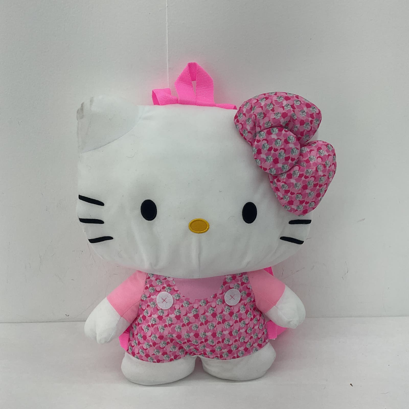 Adorable Sanrio Hello Kitty Pink Stuffed Animal Plush Backpack - Warehouse Toys