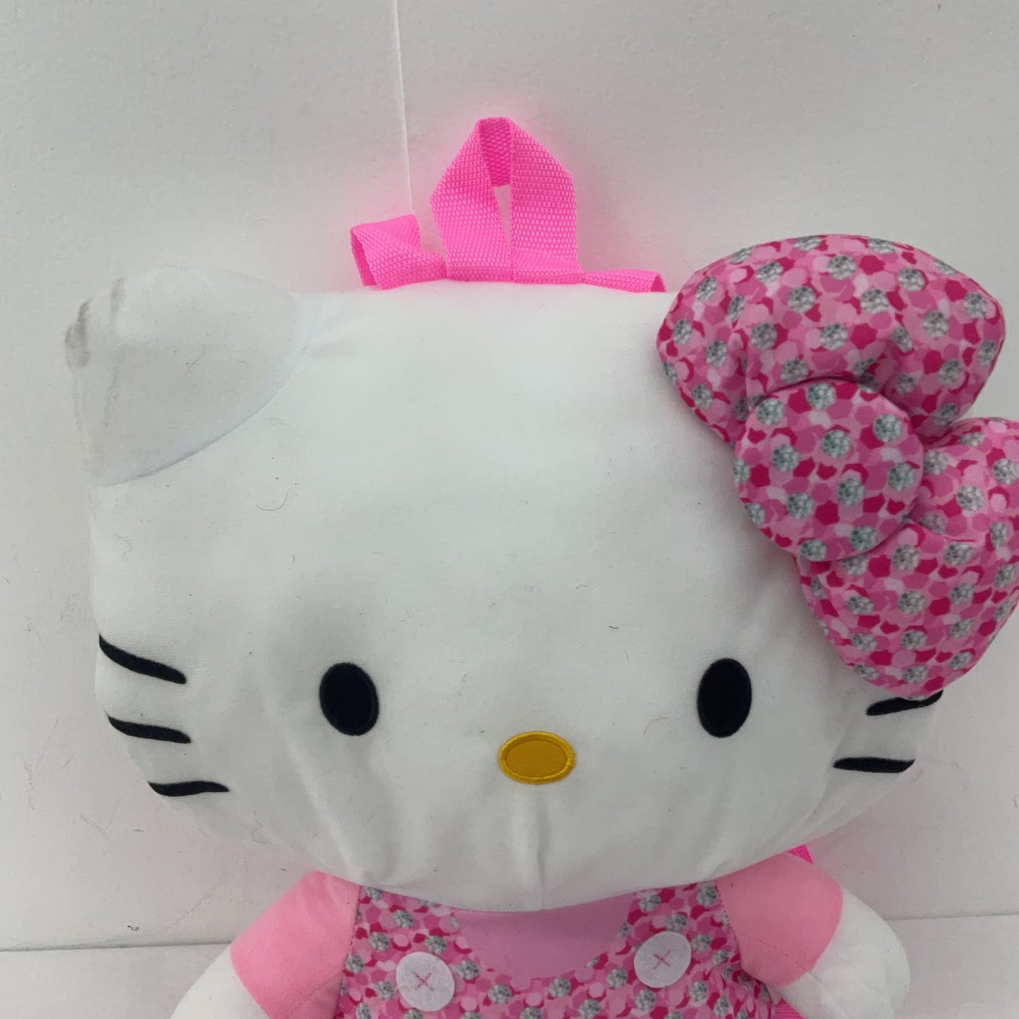 Adorable Sanrio Hello Kitty Pink Stuffed Animal Plush Backpack - Warehouse Toys