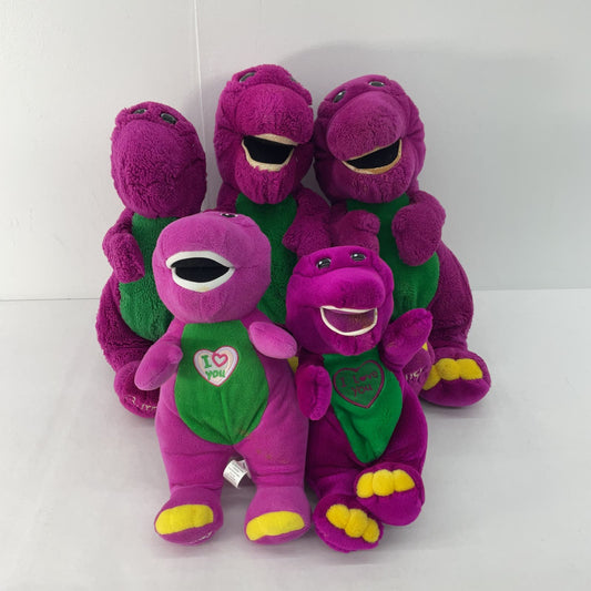 Barney Purple Plush Kids TV Show Stuffed Animal Lot - Warehouse Toys