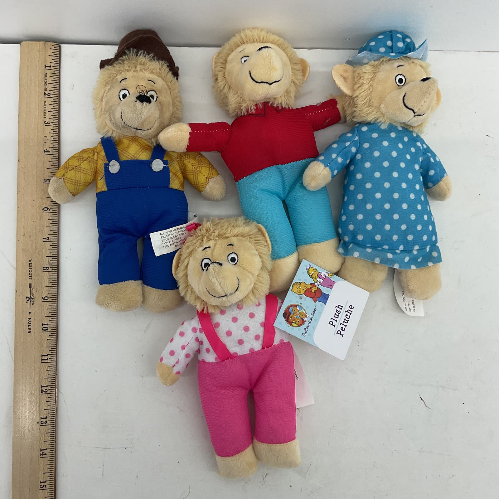 Berenstain Bears Plush Stuffed Animal Toy Storybook Character Lot - Warehouse Toys