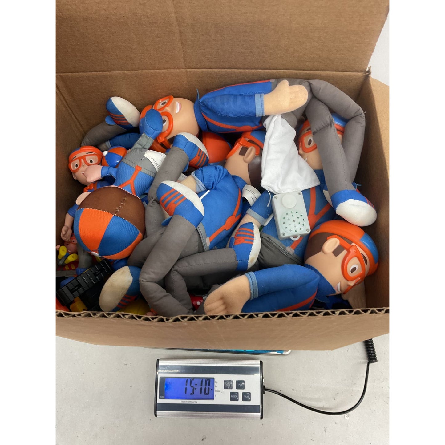 Blippi Orange Blue Cartoon Character Figure Toy Lot Wholesale Used - Warehouse Toys