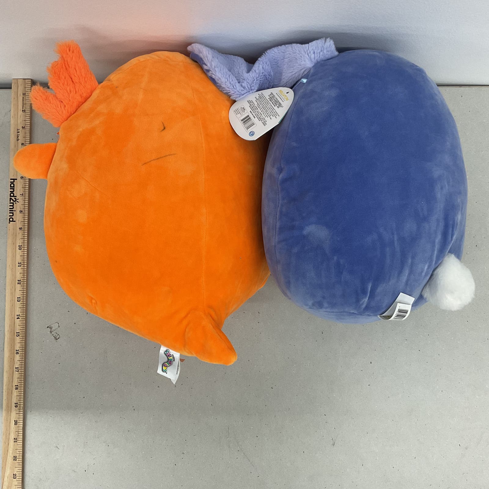 Blue Orange Squishmallows Stuffed Animal Plush Nico - Warehouse Toys