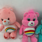 Care Bears Blue Pink Green Rainbow Moon Stuffed Animal Plush Lot - Warehouse Toys