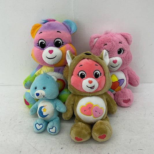 Care Bears Pink Blue Heart Moon Tie Dye Stuffed Animal Plush Wholesale - Warehouse Toys