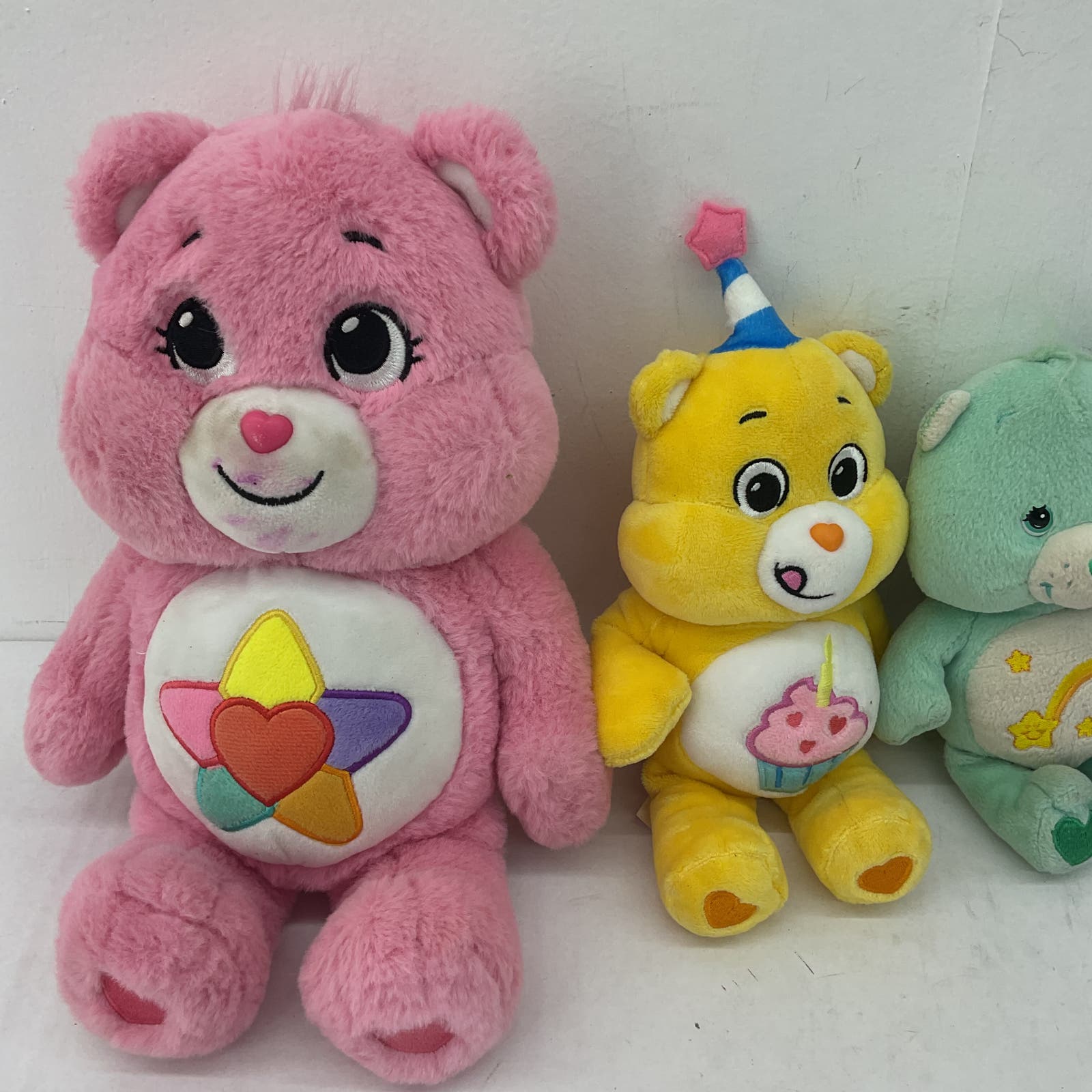 Care Bears Purple Green Stuffed Animal Plush Lot Star Flower - Warehouse  Toys