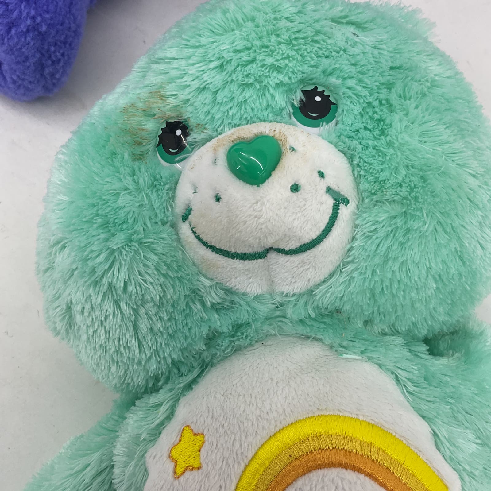 Care Bears Purple Green Stuffed Animal Plush Lot Star Flower - Warehouse  Toys