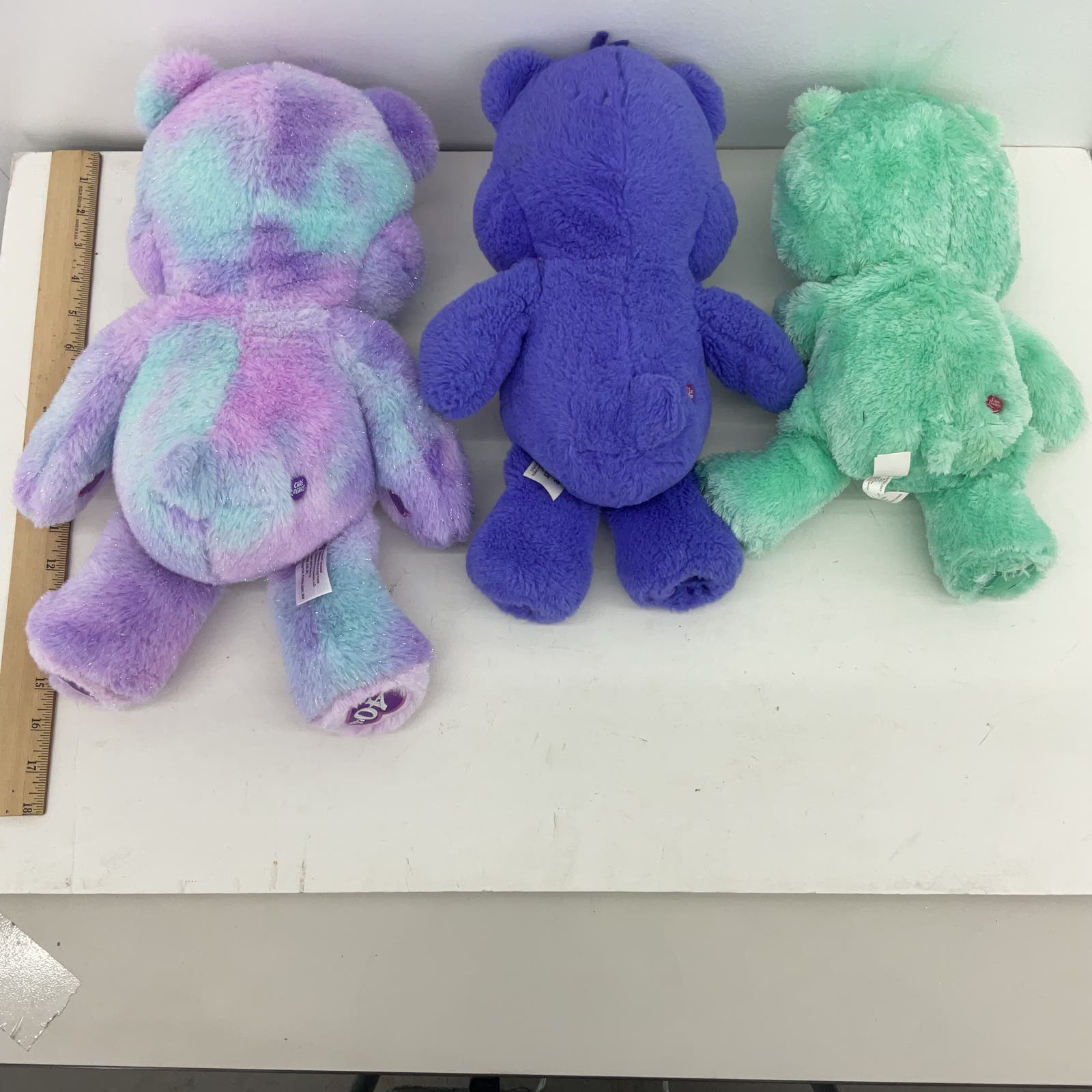 Care Bears Purple Green Stuffed Animal Plush Lot Star Flower - Warehouse  Toys