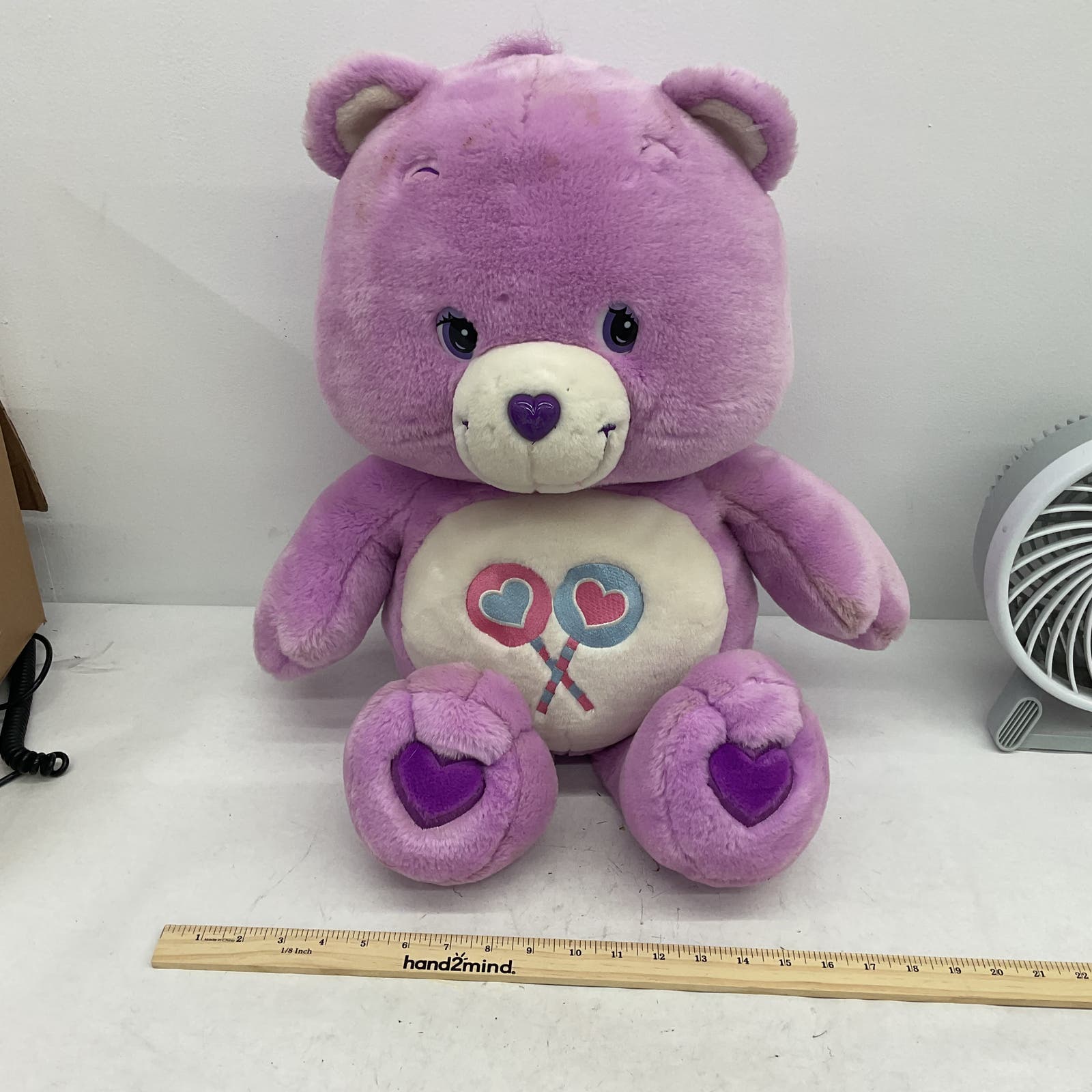 Care Bears Purple Large Share Stuffed Animal Toy - Warehouse Toys