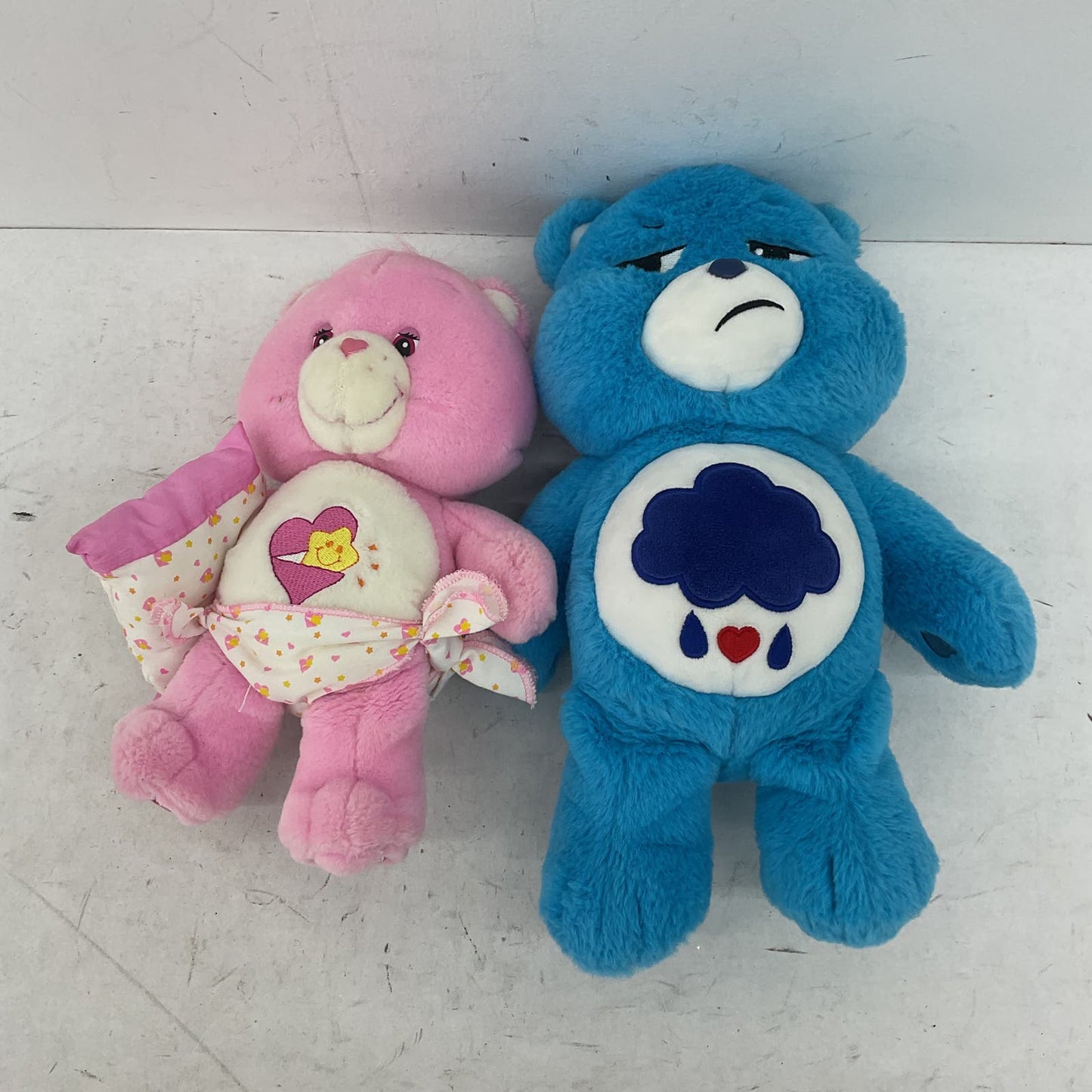 CUTE LOT 2 Care Bears TCFC Plush Dolls Grumpy Bear Baby Hugs - Warehouse Toys