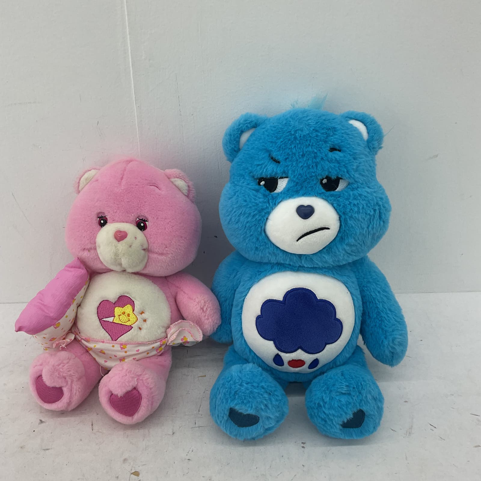 CUTE LOT 2 Care Bears TCFC Plush Dolls Grumpy Bear Baby Hugs - Warehouse Toys