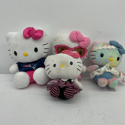 Cute Mixed Used LOT Sanrio Hello Kitty Cat Plush Character Dolls - Warehouse Toys