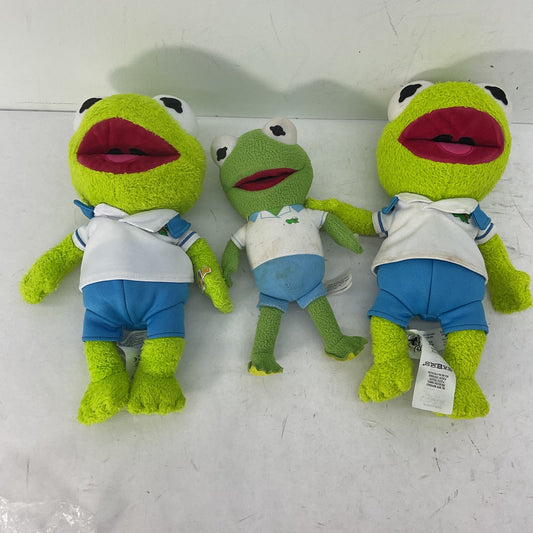 CUTE Used LOT 3 Disney Muppet Babies Baby Kermit Plush Dolls Character Toys - Warehouse Toys