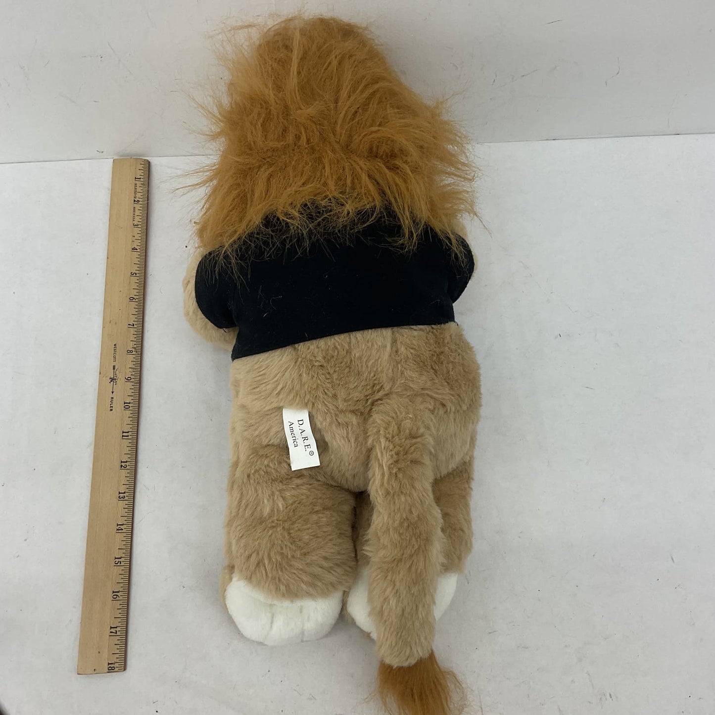 DARE to keep kids off Drugs Brown Stuffed Animal Lion Plush D.A.R.E - Warehouse Toys