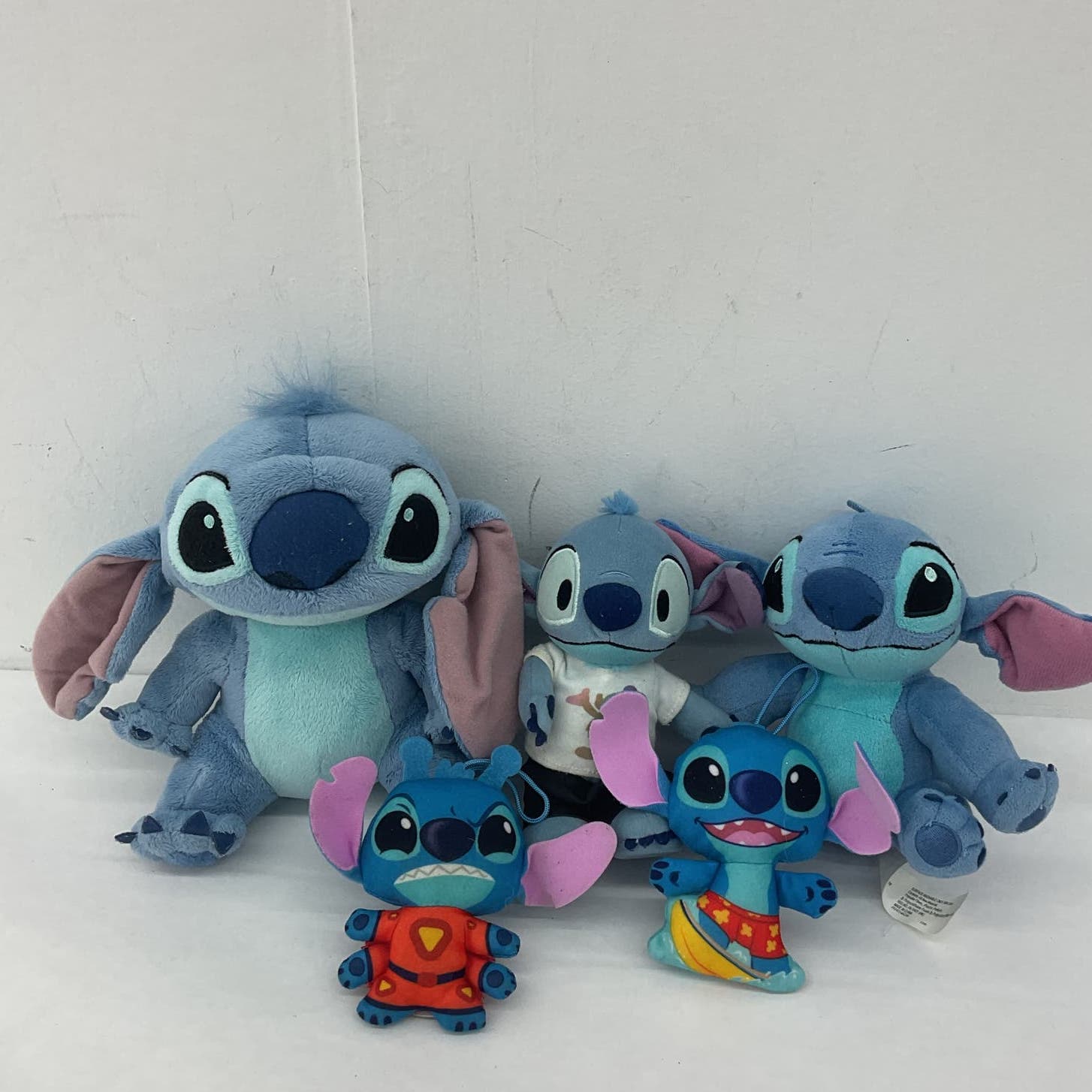 Disney Lilo & Stitch Blue Stuffed Animal Plush Toy Lot - Warehouse Toys