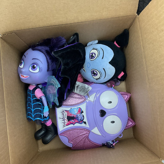 Disney Vampirina Purple Stuffed Animal Cartoon Vampire Plush Lot - Warehouse Toys