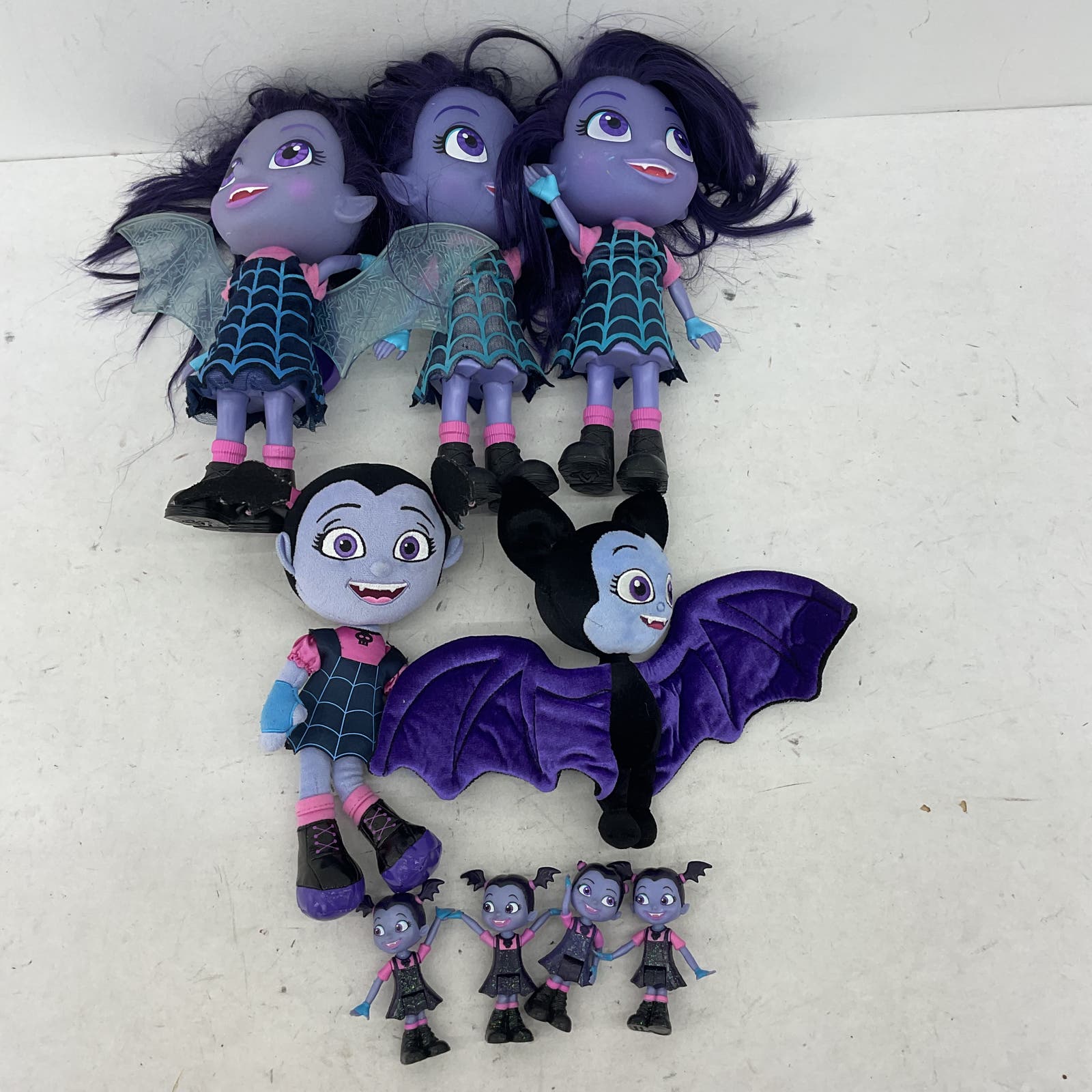 Disney Vampirina Purple Stuffed Animal Cartoon Vampire Plush Lot - Warehouse Toys