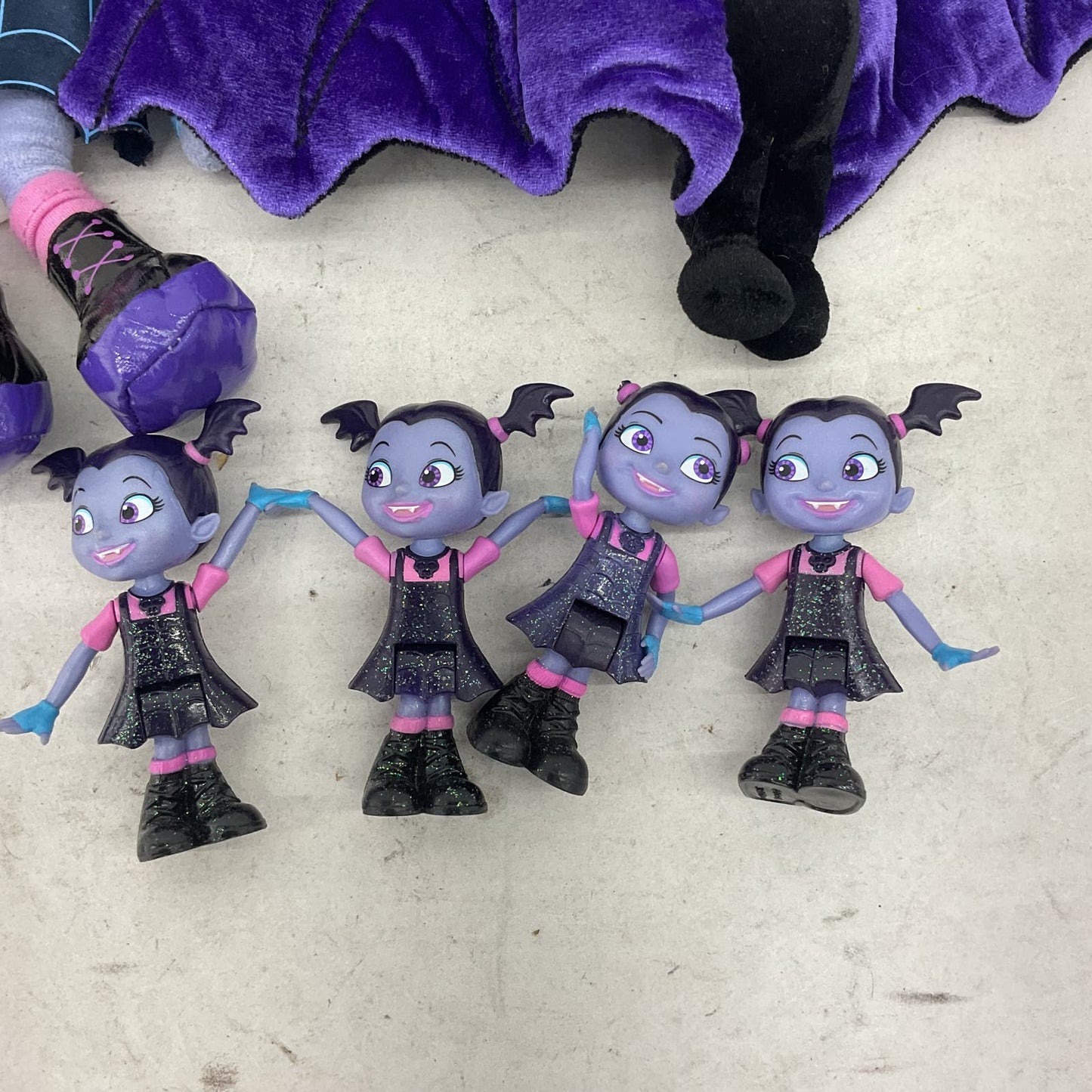 Disney Vampirina Purple Stuffed Animal Cartoon Vampire Plush Lot - Warehouse Toys