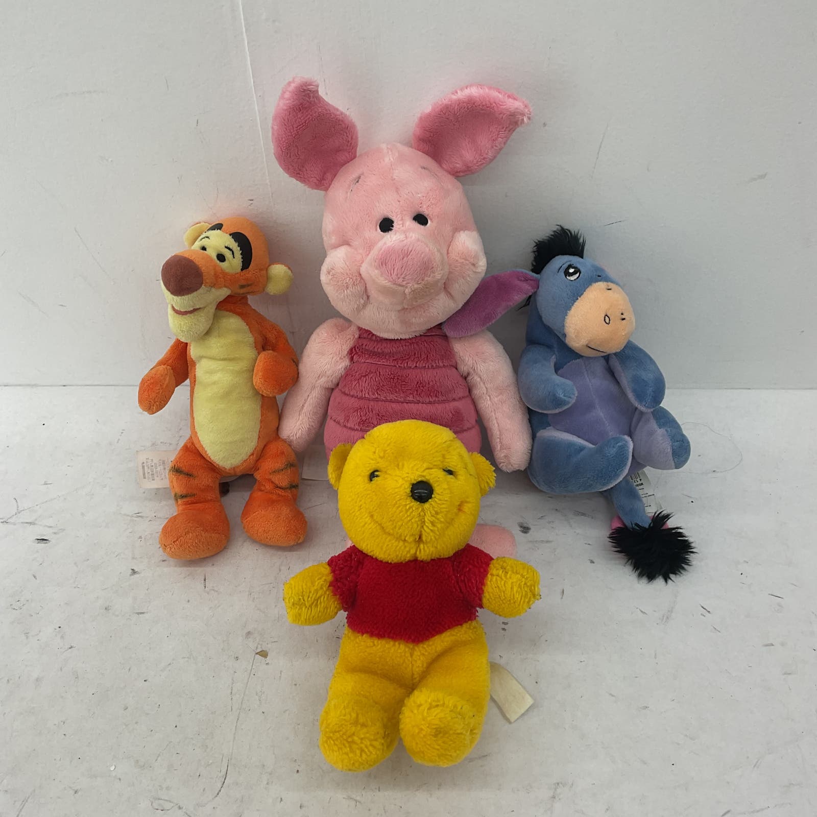 Disney Winnie The Pooh Orange Bear Stuffed Animal Lot Eeyore Piglet ...