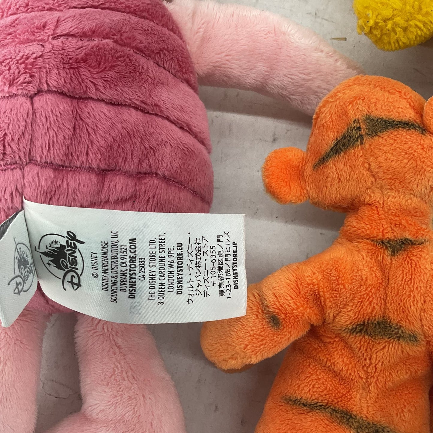 Disney Winnie The Pooh Orange Bear Stuffed Animal Lot Eeyore Piglet Tigger - Warehouse Toys