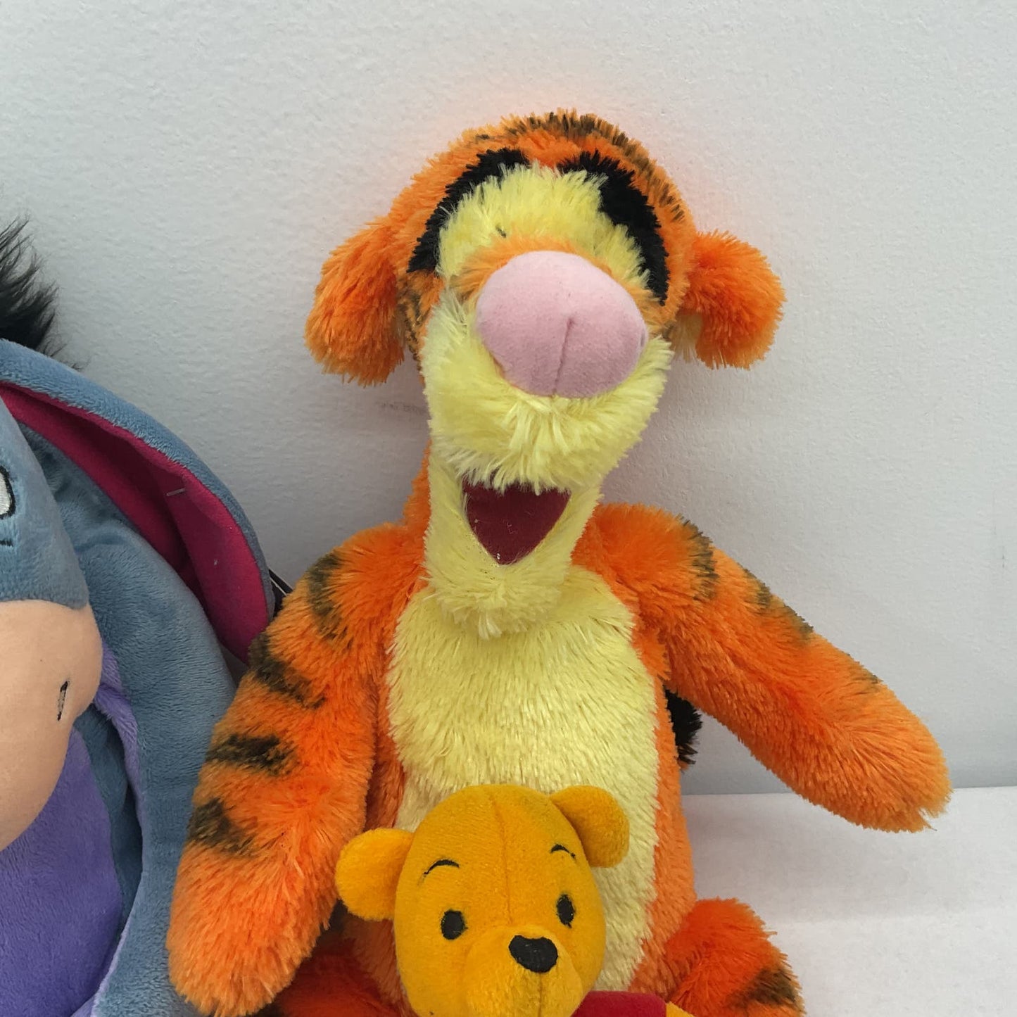 Disney Winnie The Pooh Orange TIgger Eeyore Stuffed Animal Toy Lot - Warehouse Toys