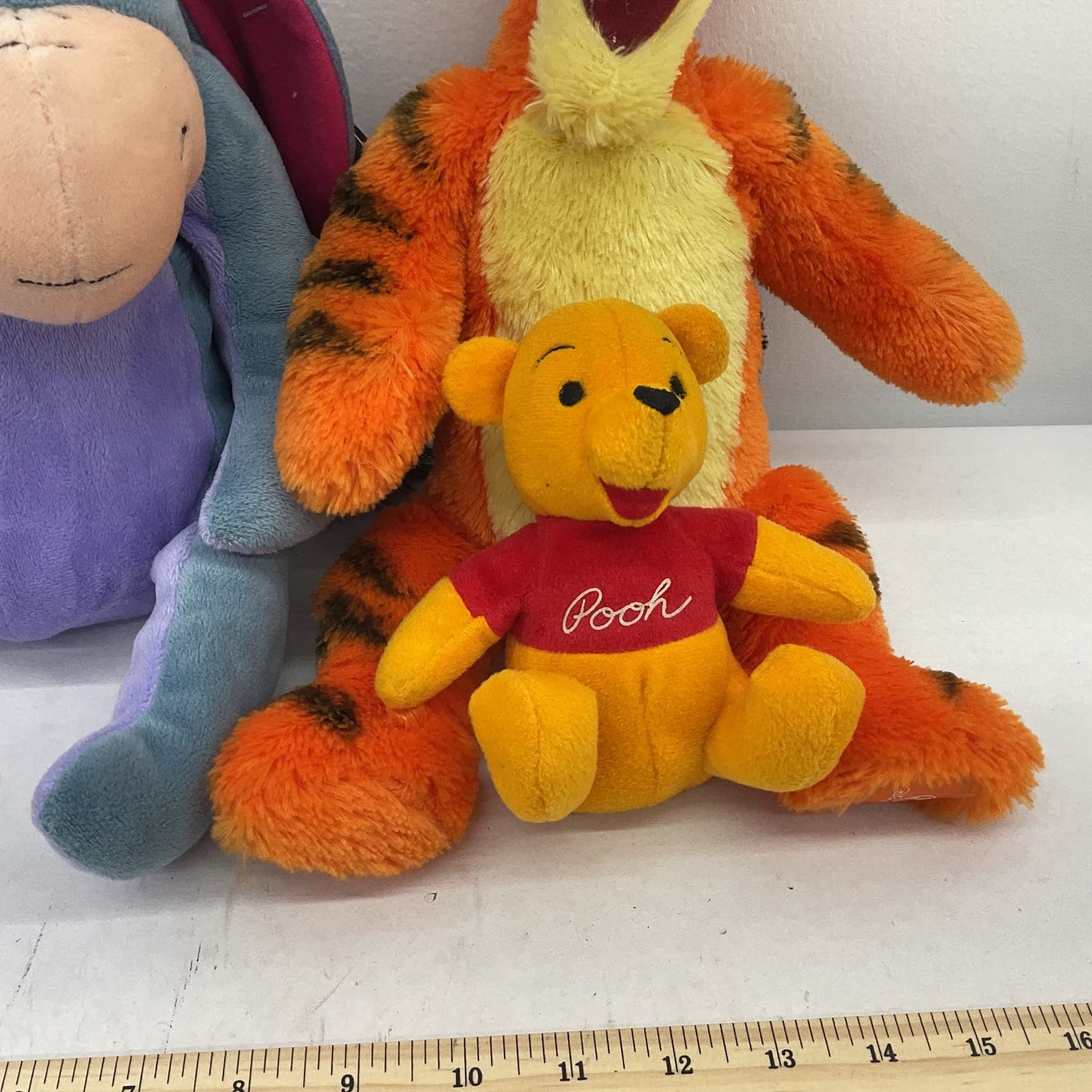 Disney Winnie The Pooh Orange TIgger Eeyore Stuffed Animal Toy Lot - Warehouse Toys