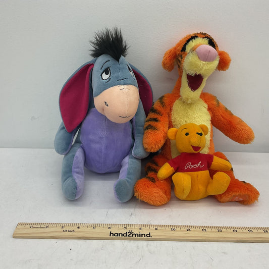 Disney Winnie The Pooh Orange TIgger Eeyore Stuffed Animal Toy Lot - Warehouse Toys