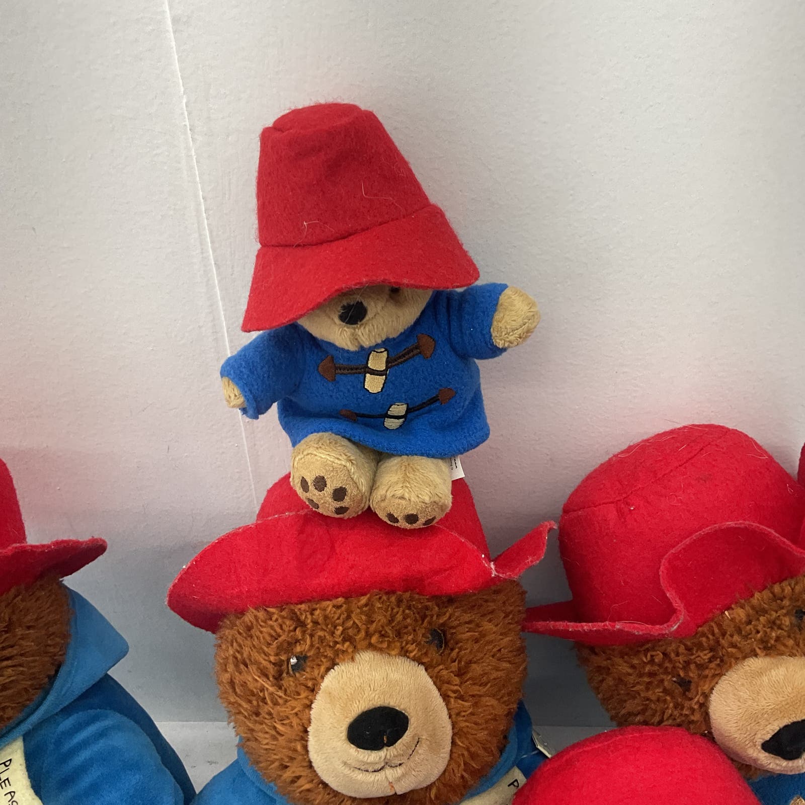 Eden Paddington Bear Storybook Character Blue Stuffed Animal Bear Plush Lot - Warehouse Toys