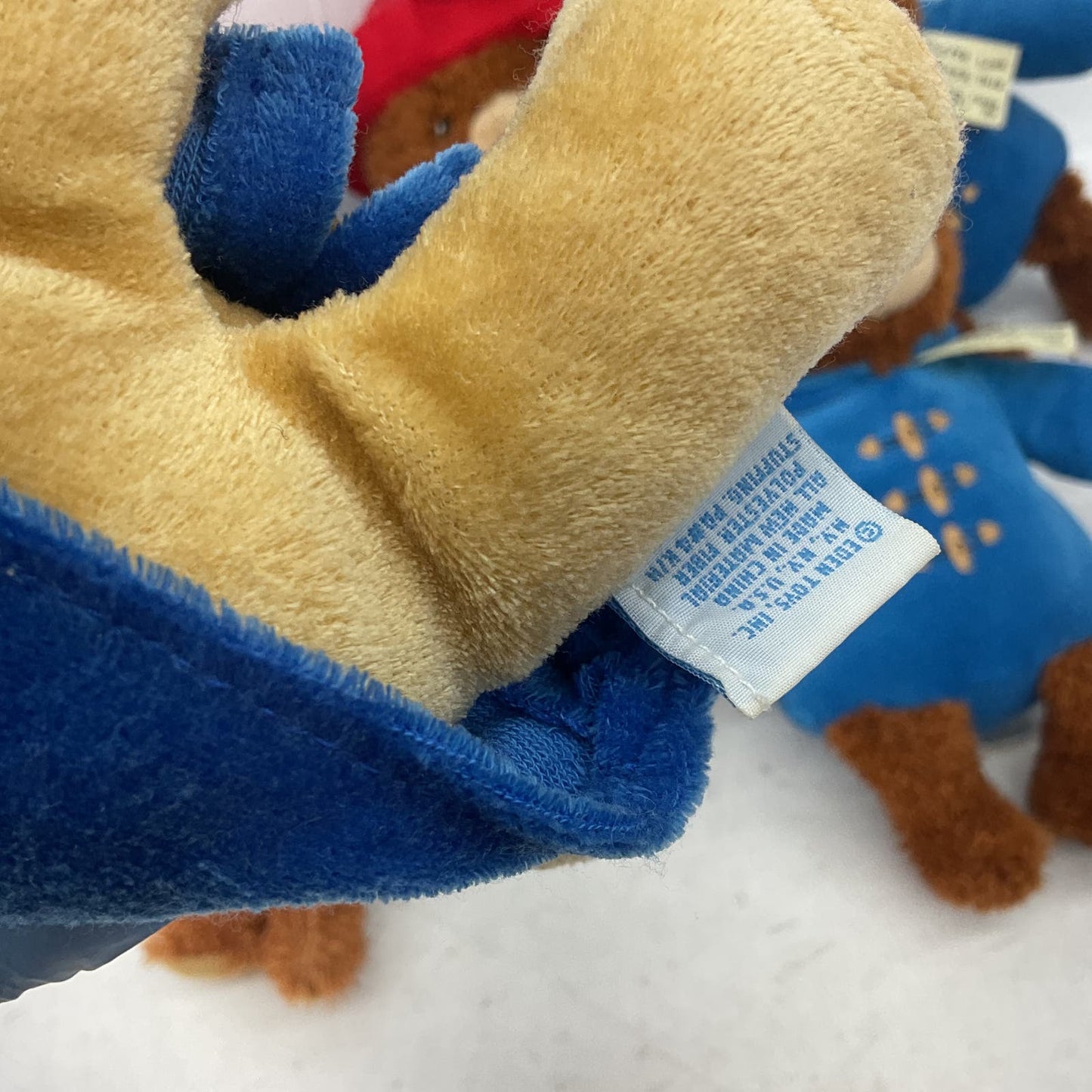 Eden Paddington Bear Storybook Character Blue Stuffed Animal Bear Plush Lot - Warehouse Toys