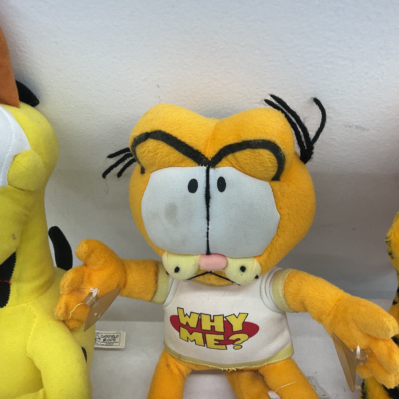 Garfield Odie & Heathcliff Plush Stuffed Animal 80s 90s Toy Lot - Warehouse Toys