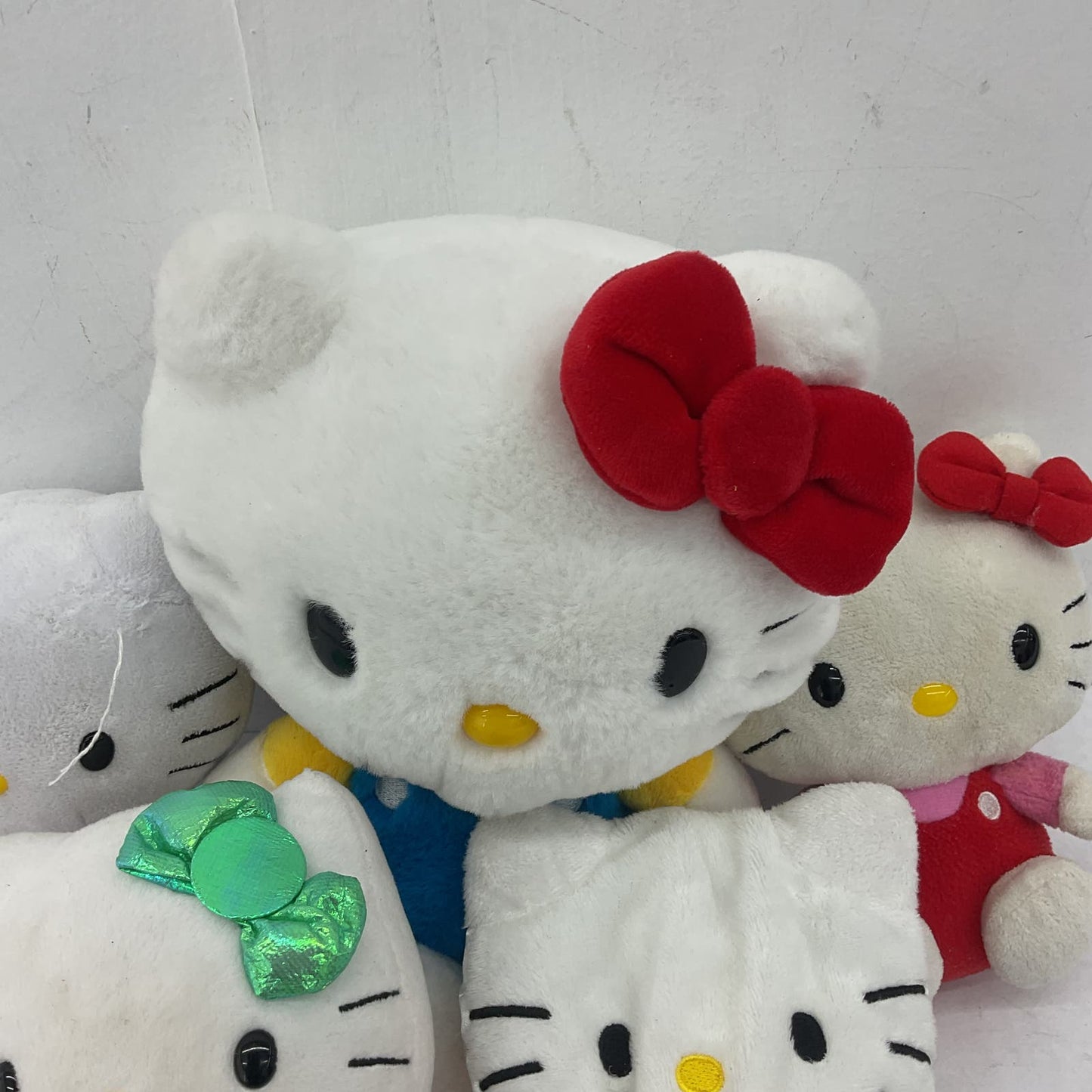 Hello Kitty White Stuffed Animal Plush Toy Lot Mattel Sanrio - Warehouse Toys