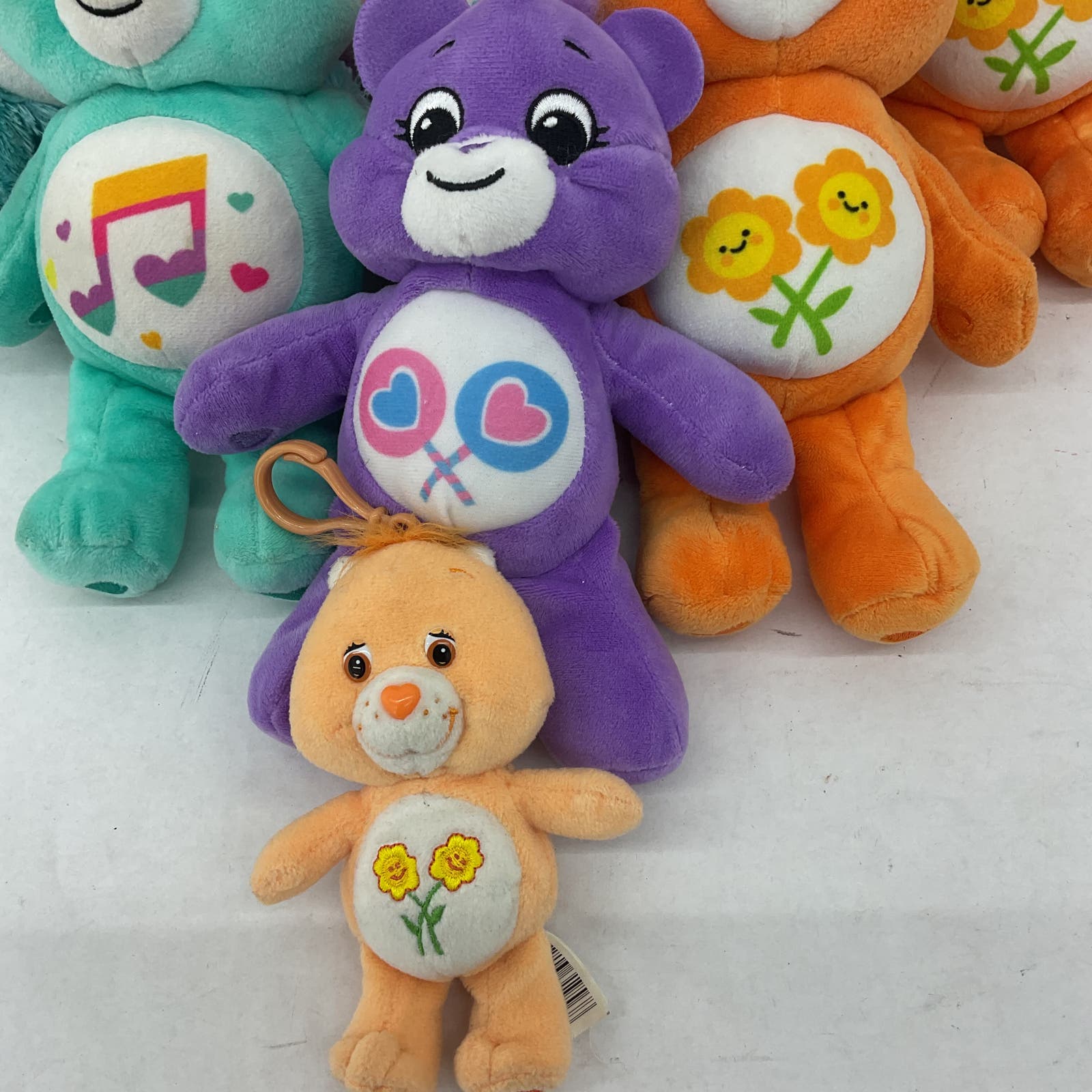 Huge Care Bears Purple Blue Green Orange flower Note Wholesale Stuffed Animals - Warehouse Toys