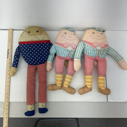 Humpty Dumpty Stuffed Animal Rag Doll Story book Character Plush Toy Lot - Warehouse Toys