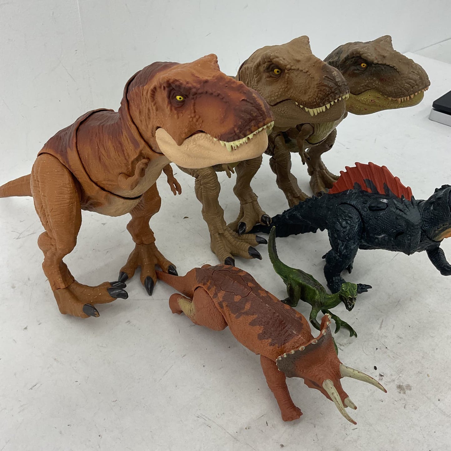 Jurassic World Dinosaur Movie Toy Lot Green Brown Gray Action Figure + Plush - Warehouse Toys