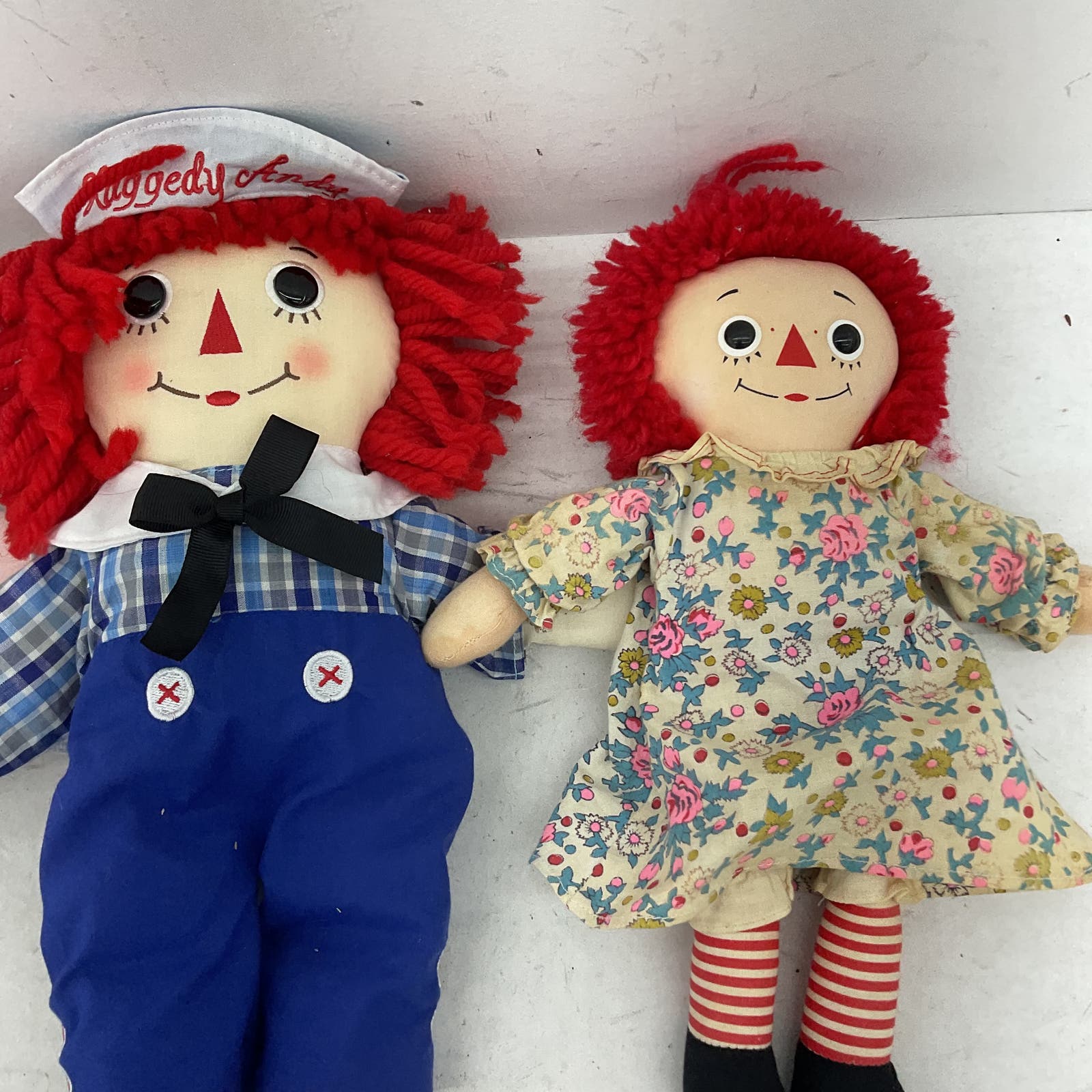 Raggedy top Ann and Andy ragdoll’s