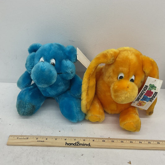 Kodak Camera Kolorkins Orange Blue Stuffed Animal Plush Promo Toys 80s - Warehouse Toys