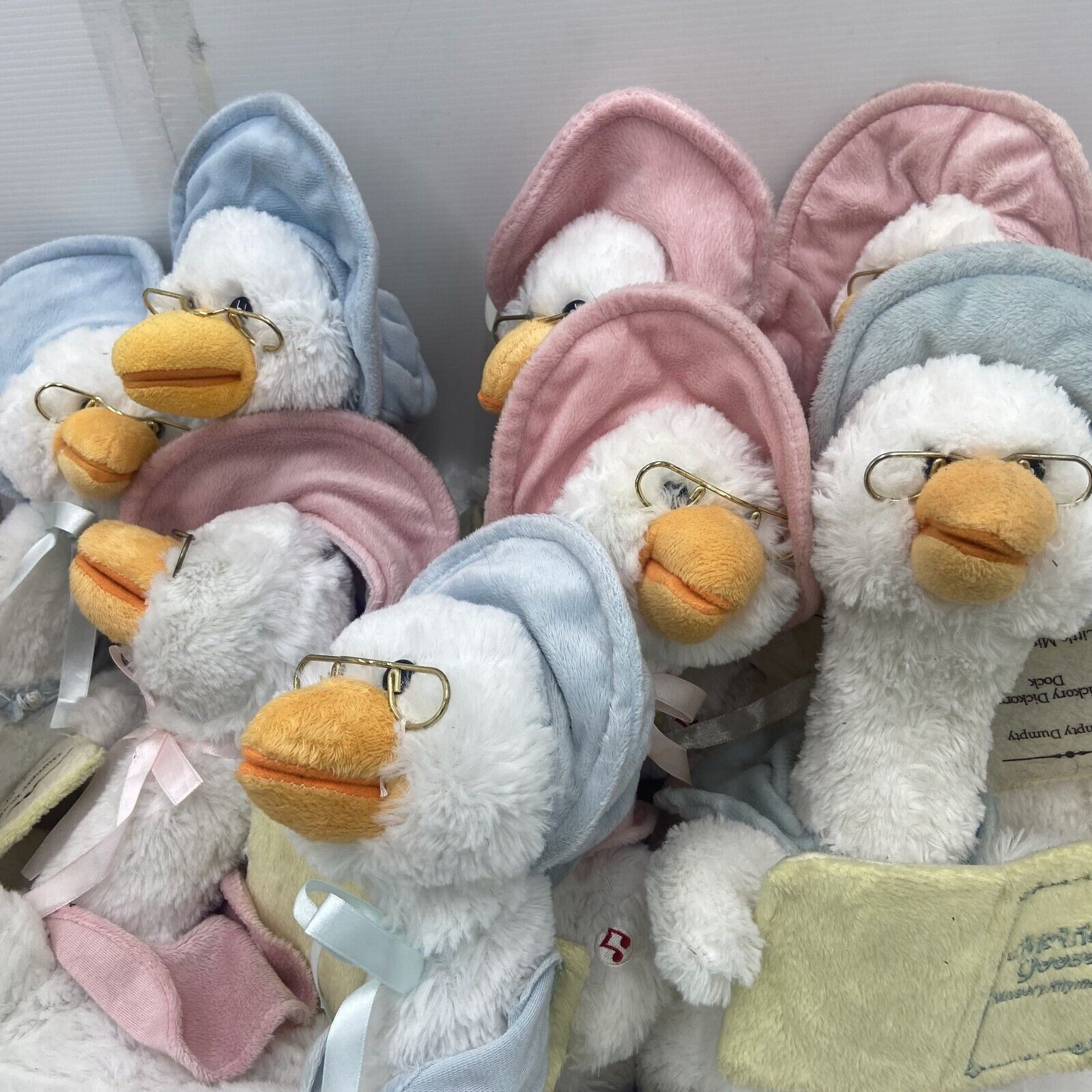 Large LOT Cuddle Barn Mother Goose Plush Dolls Toys Nursery Rhymes