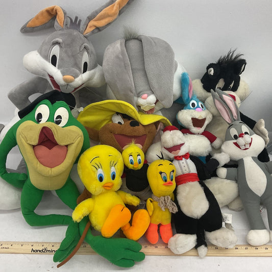 Looney Tunes Buster Frog Bugs Tweety Stuffed Animal Plush Cartoon Lot - Warehouse Toys