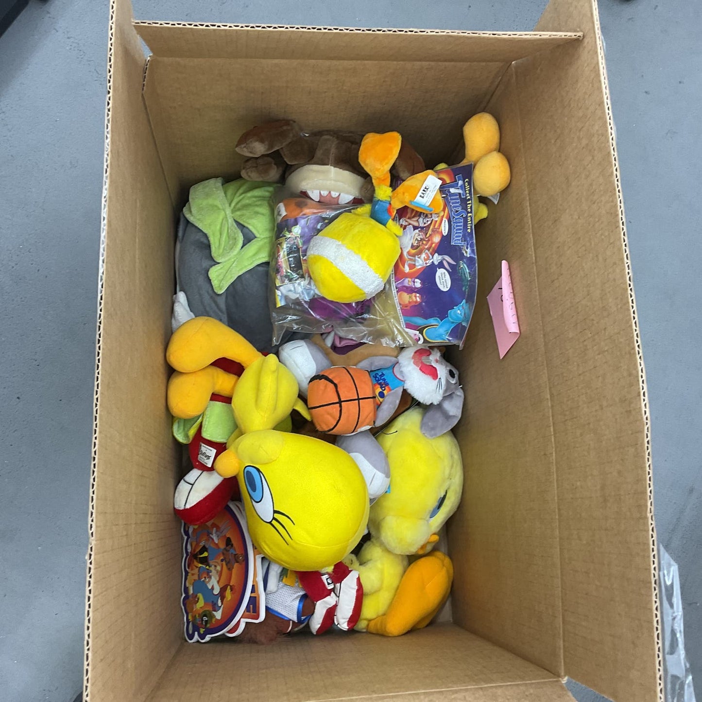 Looney Tunes Stuffed Animal Plush Lot Taz Tweety Porky Pig Marvin - Warehouse Toys