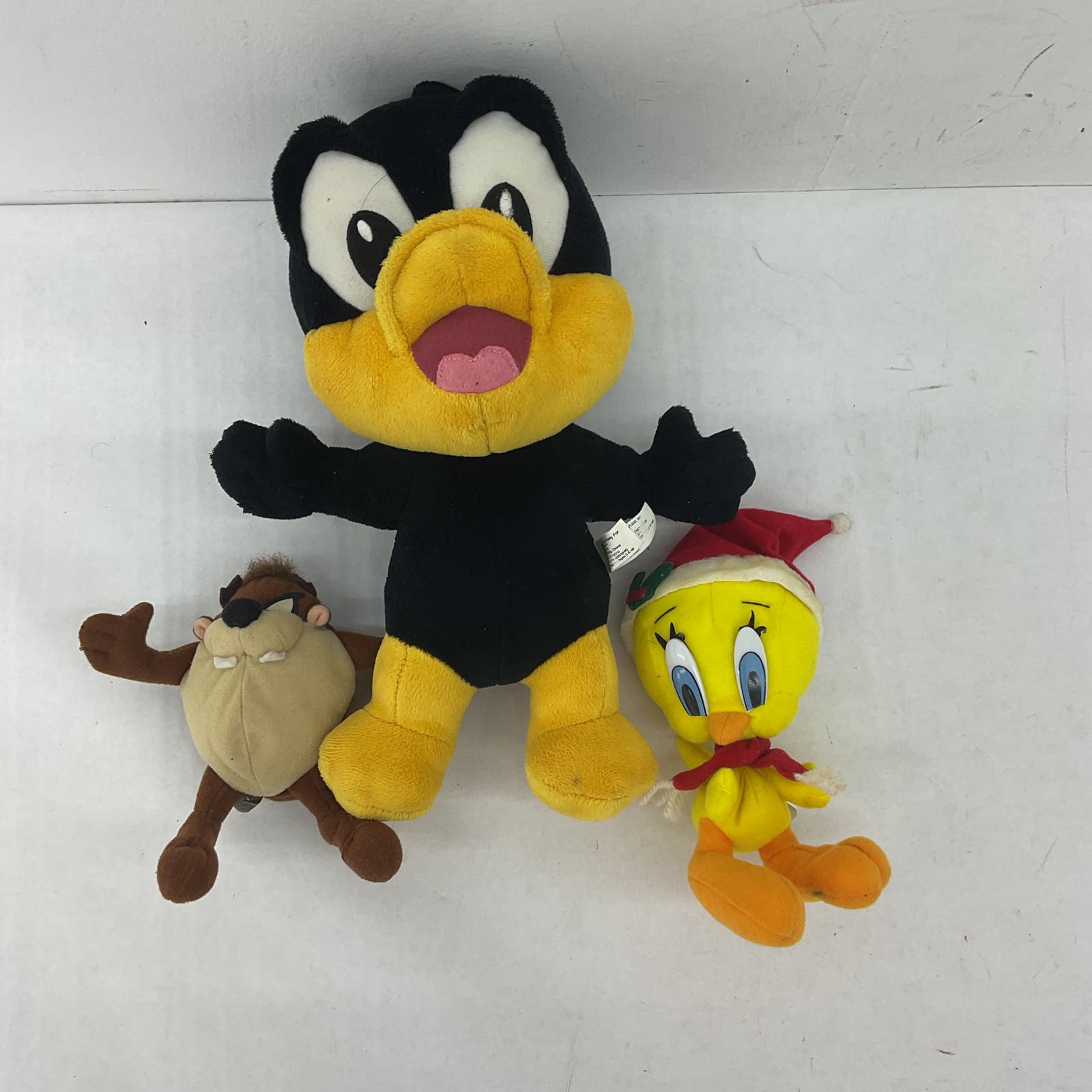 Looney Tunes Stuffed Animal Plush Toy Lot Tweety Taz Tiny Toons - Warehouse Toys