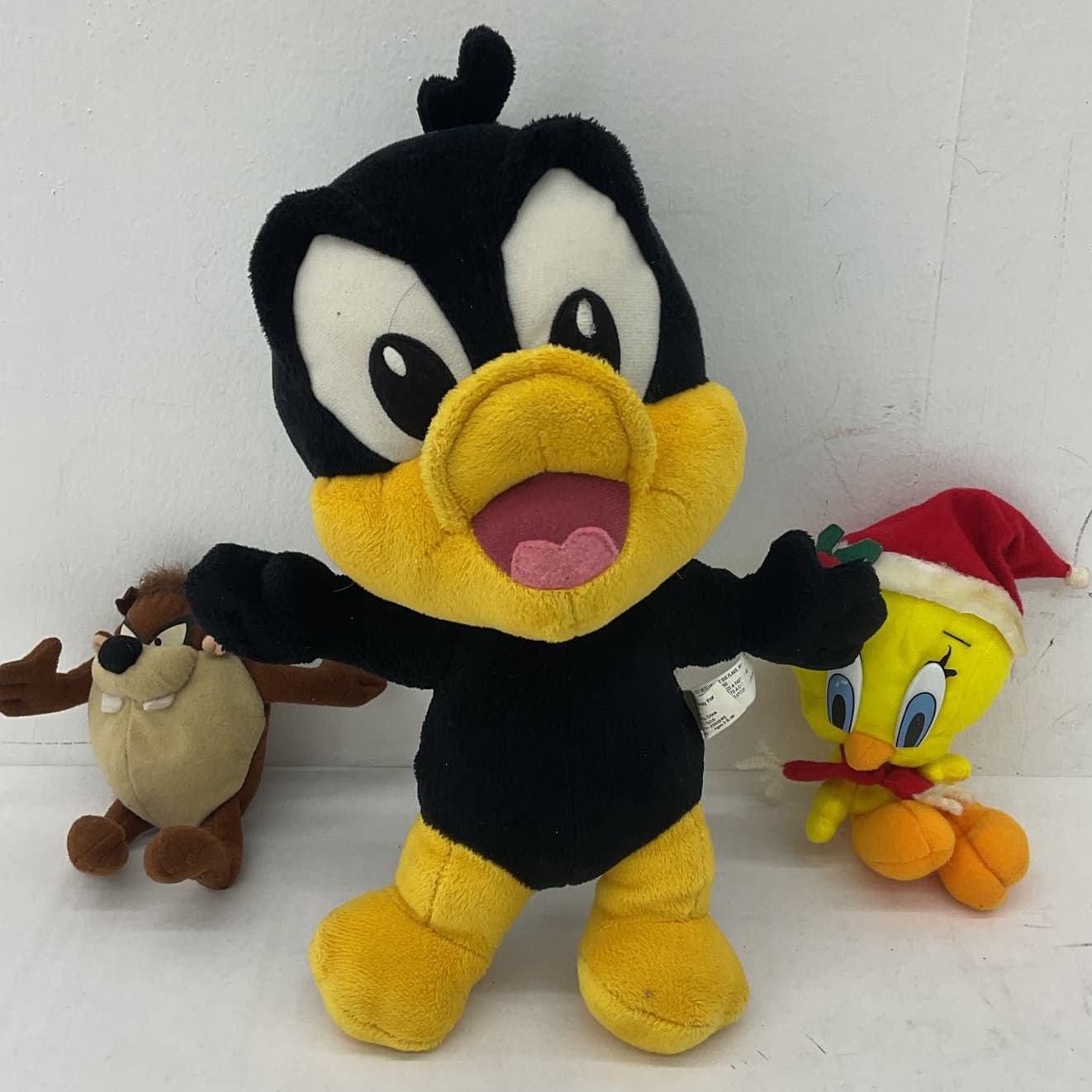 Looney Tunes Stuffed Animal Plush Toy Lot Tweety Taz Tiny Toons - Warehouse Toys