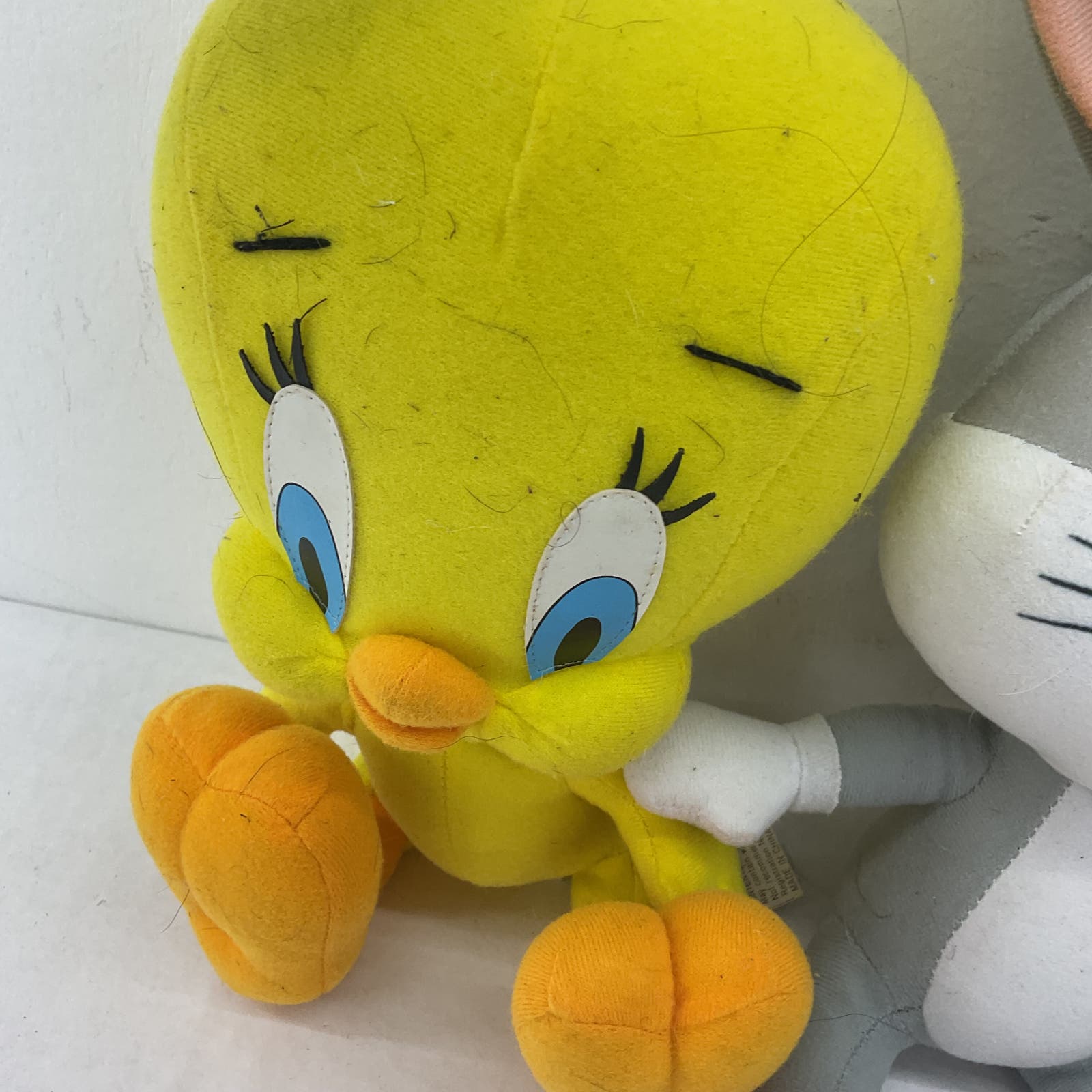 Looney Tunes Tweety Bugs Taz Space Jam Stuffed Animal Plush Toy Lot - Warehouse Toys